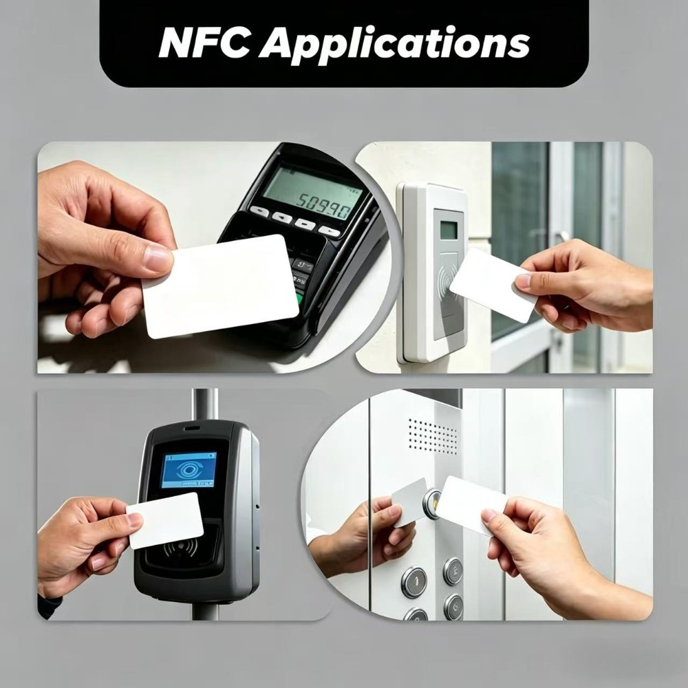 smart nfc card with custom full color printing & encryption